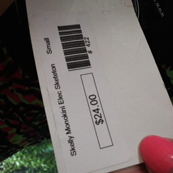 Too Fast Skelly Monokini Swimsuit - Picture 6 of 6